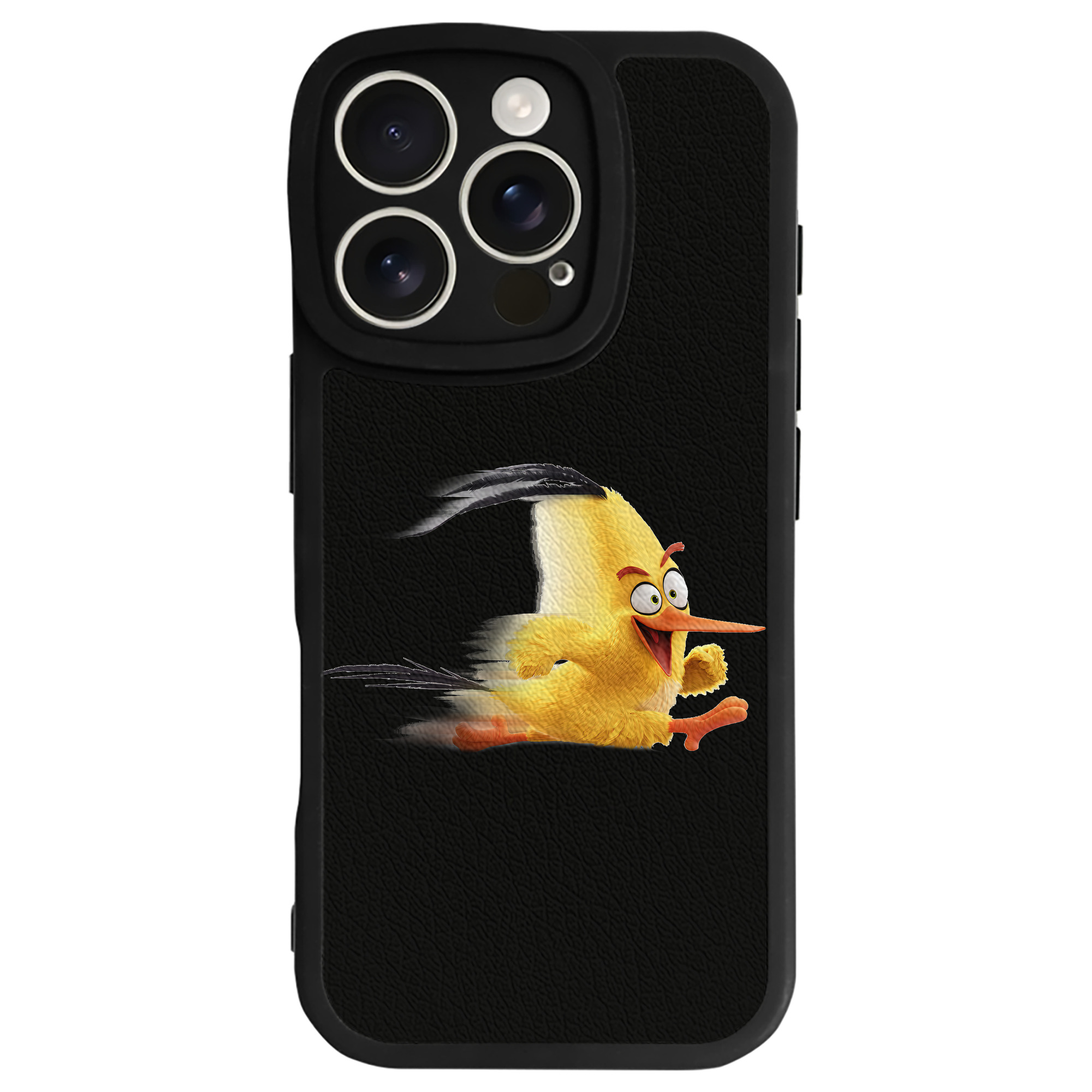 （画像用） Angry Birds アングリーバード 【iPhone 16シリーズ対応】シリコンスマホケース（レザー調） 材質：シリコン